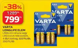 Auchan Varta Longlife elem ajánlat