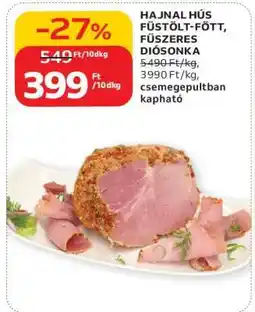 Auchan HAJNAL HÚS FÜSTÖLT-FŐTT FŰSZERES DIÓSONKA ajánlat