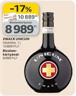 Auchan Zwack Unicum ajánlat