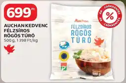Auchan Auchan Kedvenc Félzsíros Rögös Túró ajánlat