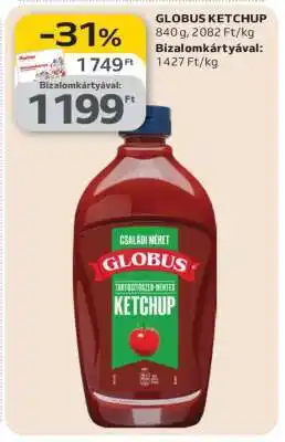 Auchan Globus ketchup ajánlat