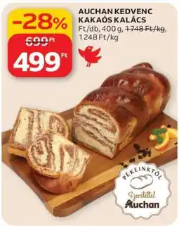 Auchan AUCHAN KEDVENC KAKAÓS KALÁCS ajánlat