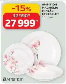 Auchan AMBITION MAGNÓLIA MINTÁS ÉTKÉSZLET ajánlat