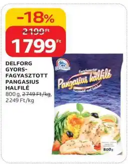 Auchan DELFORG GYORS-FAGYASZTOTT PANGASIUS HALFILÉ ajánlat