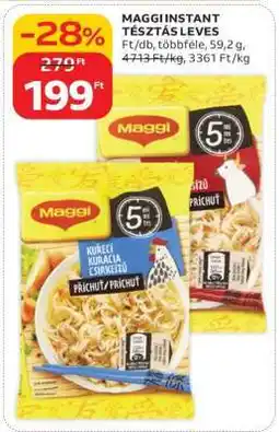 Auchan MAGGI INSTANT TÉSZTÁS LEVES ajánlat