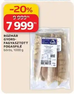 Auchan ROZMÁR GYORS-FAGYASZTOTT FOGASFILÉ ajánlat