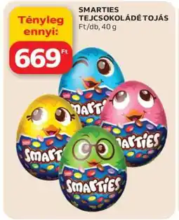 Auchan SMARTIES TEJCSOKOLÁDÉ TOJÁS ajánlat