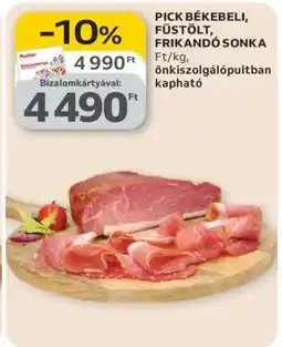 Auchan Pick Békebeli Füstölt Frikandó Sonka ajánlat