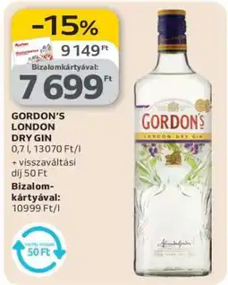 Auchan Gordon’s London Dry Gin ajánlat