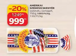 Auchan Amerikai Szendvicskenyér ajánlat