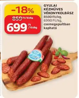 Auchan Gyulai Kézműves Vékonykolbász ajánlat