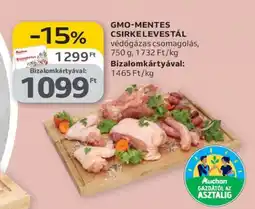 Auchan GMO-MENTES CSIRKELEVESTÁL ajánlat