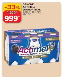 Auchan Danone Actimel joghurtital ajánlat