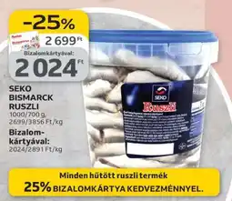 Auchan SEKO BISMARCK RUSZLI ajánlat