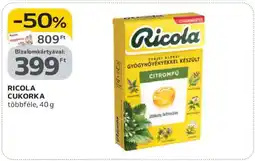 Auchan Ricola cukorka ajánlat