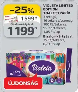Auchan Violeta Limited Edition Toalettpapír ajánlat