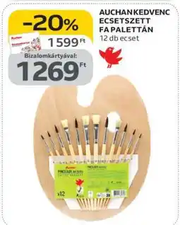 Auchan AUCHAN KEDVENC ECSETSZETT FA PALETTÁN ajánlat