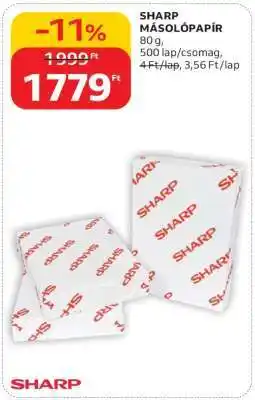 Auchan SHARP MÁSOLÓPAPÍR ajánlat