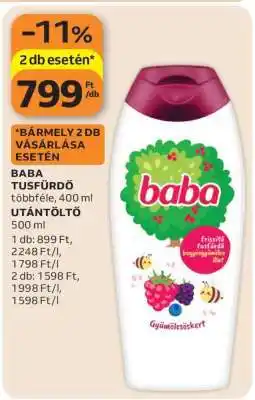 Auchan BABA Tusfürdő ajánlat