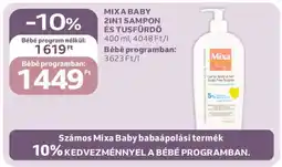 Auchan MIXA BABY 2IN1 SAMPON ÉS TUSFÜRDŐ ajánlat