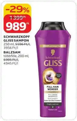 Auchan SCHWARZKOPF GLISS SAMPON ajánlat