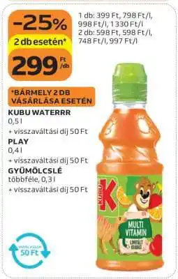 Auchan Kubu Waterrr ajánlat