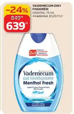 Auchan VADEMECUM 2IN1 FOGKRÉM ajánlat