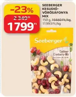 Auchan Seeberger Kesudió-Vörösáfonya Mix ajánlat