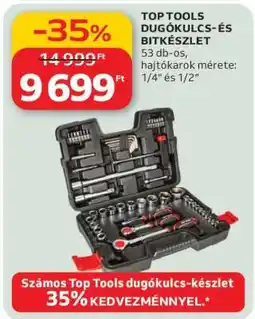 Auchan TOP TOOLS DUGÓKULCS- ÉS BITKÉSZLET ajánlat