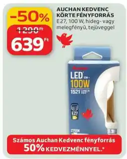 Auchan AUCHAN KEDVENC KÖRTE FÉNYFORRÁS ajánlat