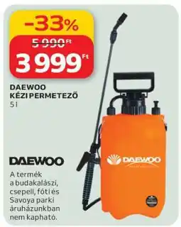 Auchan Daewoo kézi permetező ajánlat