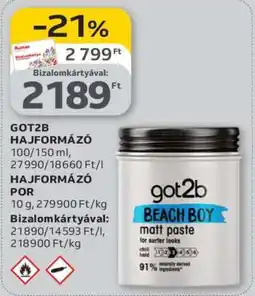 Auchan Got2b hajformázó ajánlat