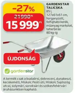 Auchan GARDENSTAR TALICSKA ajánlat