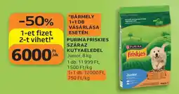 Auchan PURINA FRISKIES SZÁRAZ KUTYAELEDEL Junior, 8 kg ajánlat
