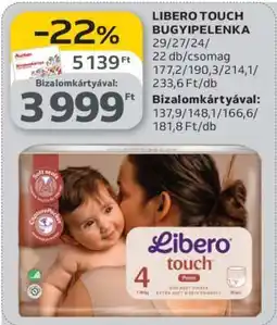 Auchan LIBERO TOUCH BUGYIPELENKA ajánlat