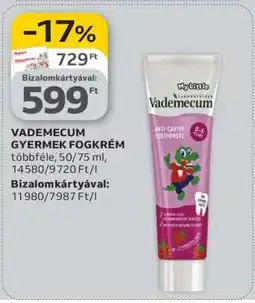 Auchan VADEMECUM GYERMEK FOGKRÉM ajánlat