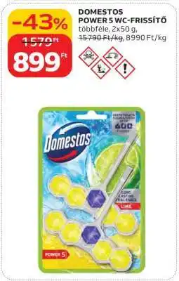 Auchan DOMESTOS POWER 5 WC-FRISSÍTŐ ajánlat