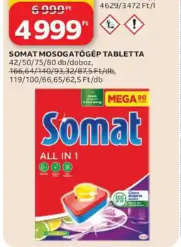 Auchan Somat Mosogatógép Tabletta ajánlat