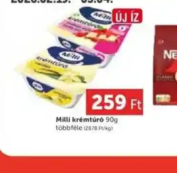 PRIVÁT Milli krémtúr ajánlat