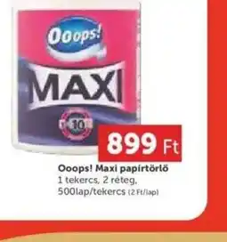 PRIVÁT Ooops! Maxi papírtörlő ajánlat