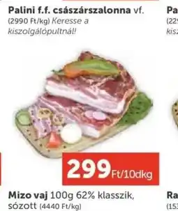 PRIVÁT Palini császárszalonna ajánlat