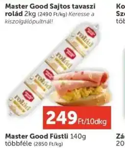 PRIVÁT Master Good Sajtos tavaszi rolád ajánlat
