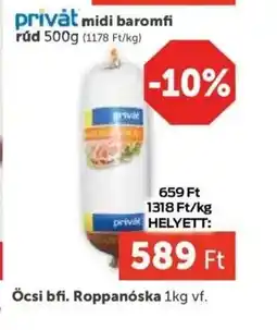 PRIVÁT privát midi baromfi rúd ajánlat