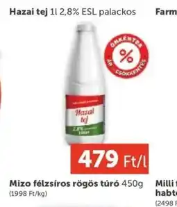 PRIVÁT Hazai tej 2,8% ESL ajánlat