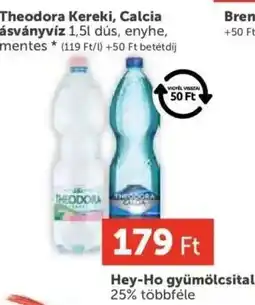 PRIVÁT Theodora Kereki, Calcia ásványvíz ajánlat
