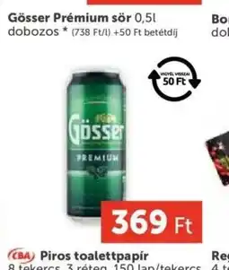 PRIVÁT Gösser Prémium sör ajánlat
