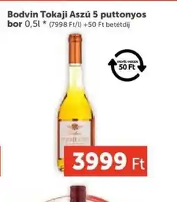 PRIVÁT Bodvin Tokaji Aszú 5 puttonyos bor ajánlat
