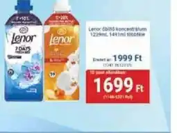 PRIVÁT Lenor öblítő koncentrátum ajánlat