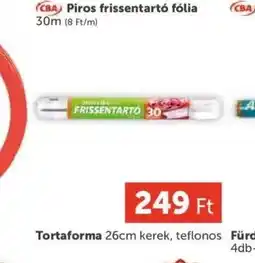 PRIVÁT CBA Piros frissentart flia ajánlat