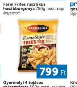 PRIVÁT Farm Frites rusztikus hasábburgonya ajánlat